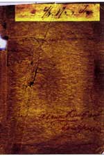 Inscription on the flyleaf of the Gospel